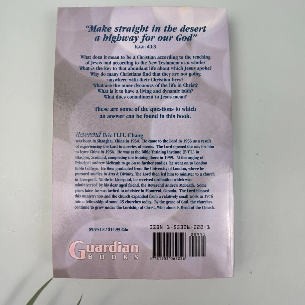 Eric H. H. Chang Book‎ Totally Committed! Commitment Biblical Teaching Paperback
